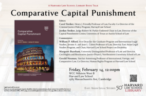 Comparative Capital Punishment Book Talk Poster