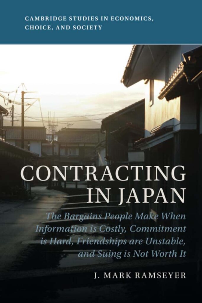 Book cover for Contracting in Japan